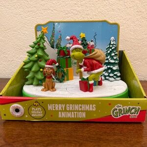 New Merry Grinchmas Animation Grinch Christmas Who-ville Musical Lighted